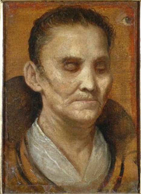 Kör kadın portresi by Annibale Carracci