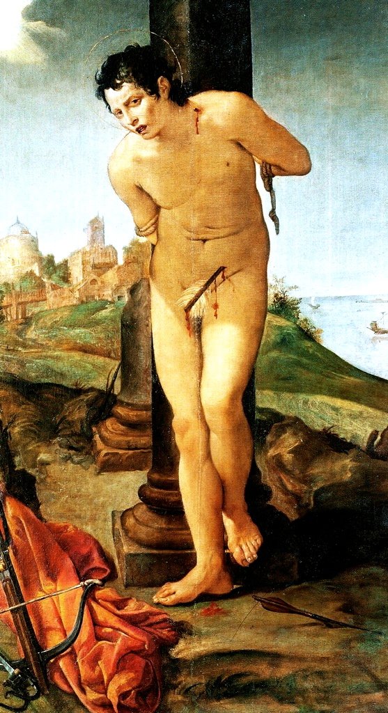 Aziz Sebastian by Annibale Carracci