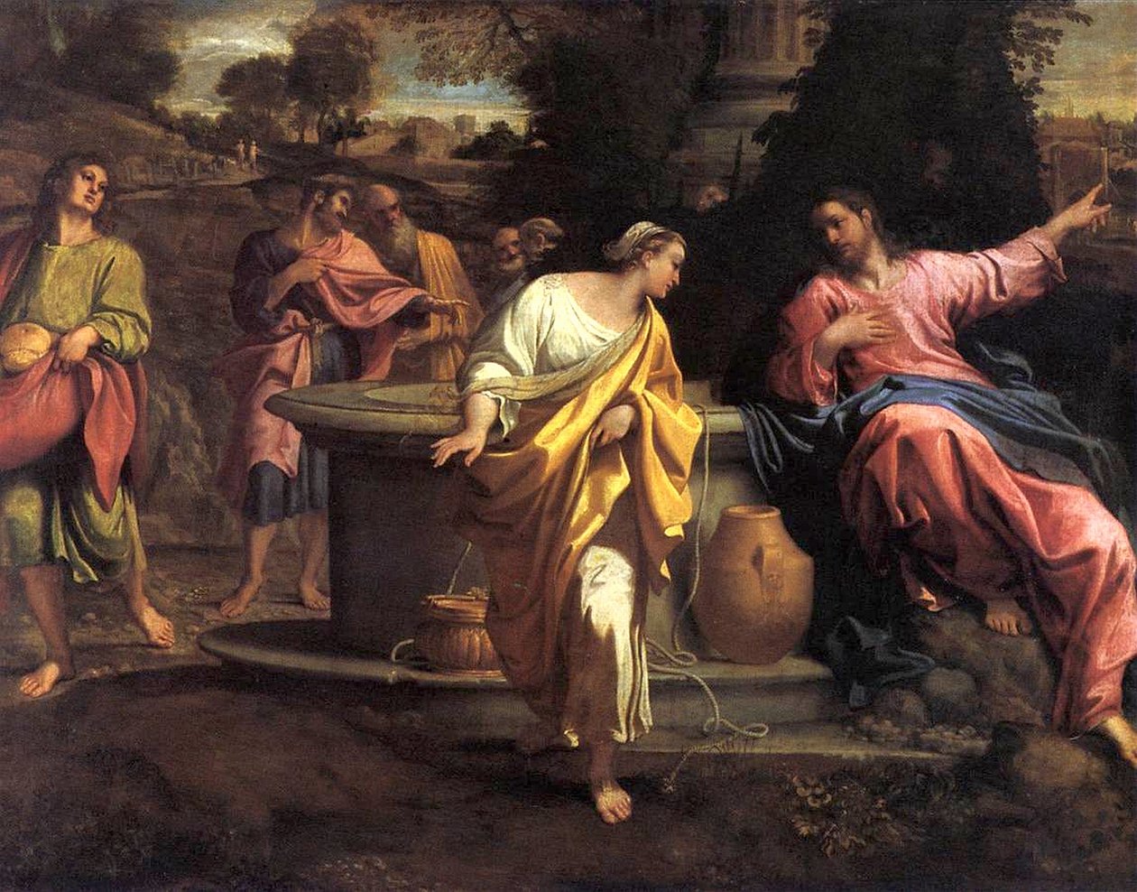 Kuyudaki Samiriyeli Kadın by Annibale Carracci