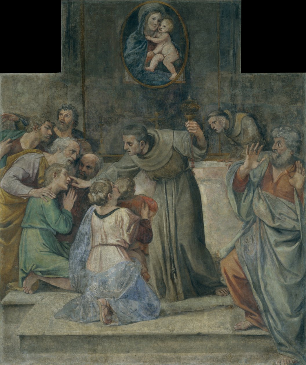 Doğuştan Kör Adamı İyileştirmek by Annibale Carracci