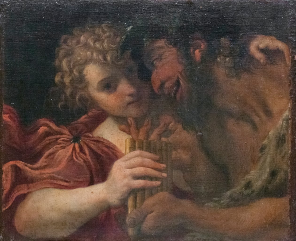 Satir ve çoban by Annibale Carracci