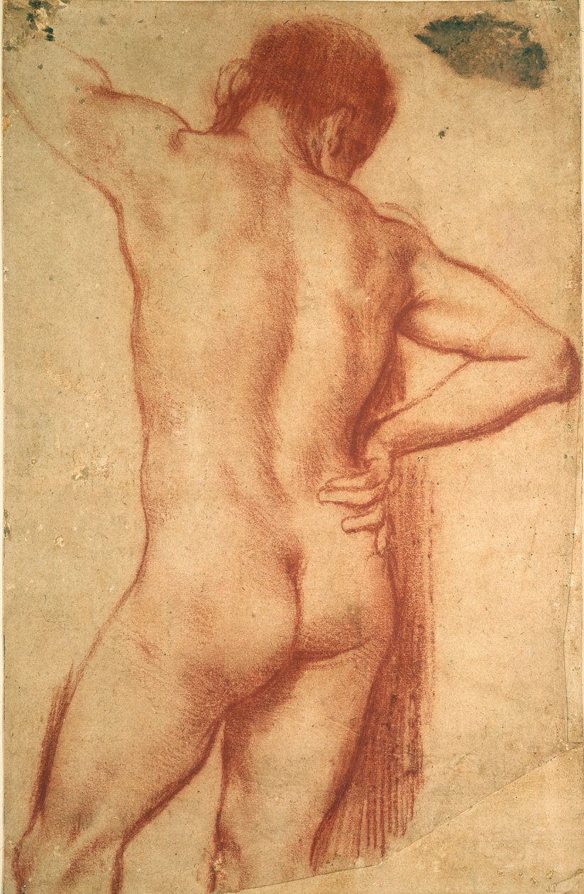 Çıplak Bir Adamın Çalışması, 17. yüzyıl by Annibale Carracci