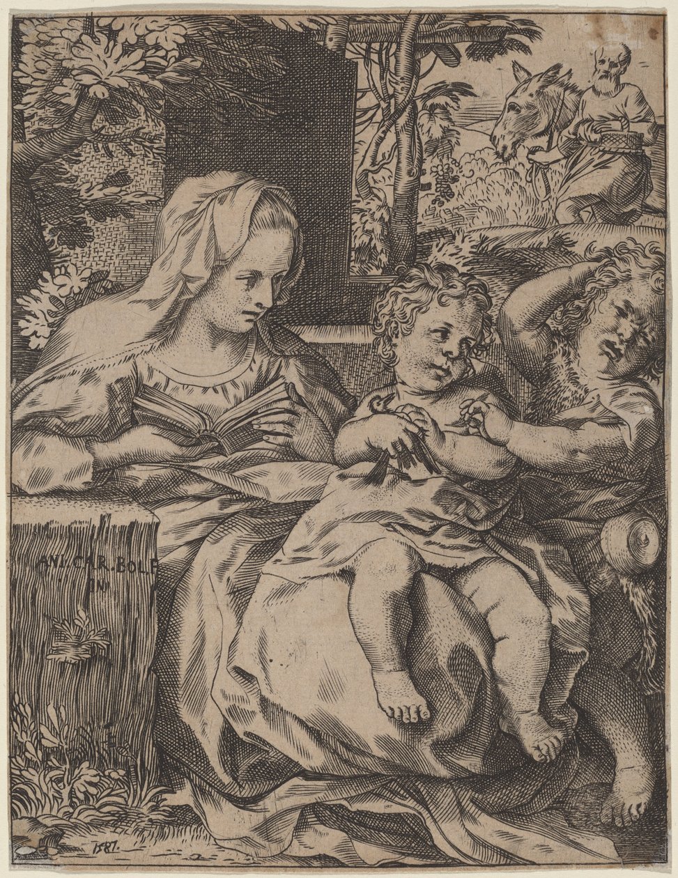 Kırlangıç Madonnası by Annibale Carracci