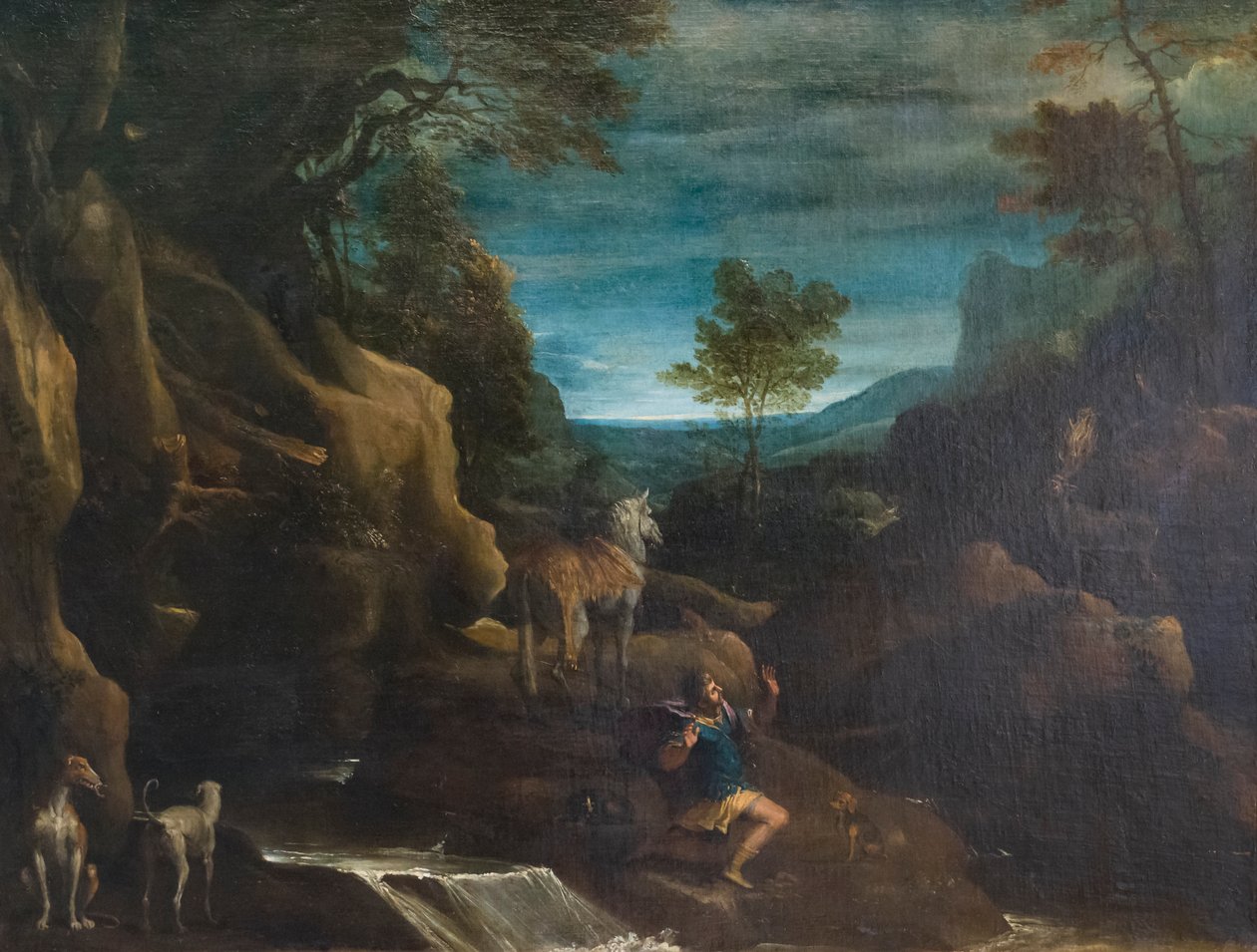 Aziz Eustace'in vizyonu by Annibale Carracci