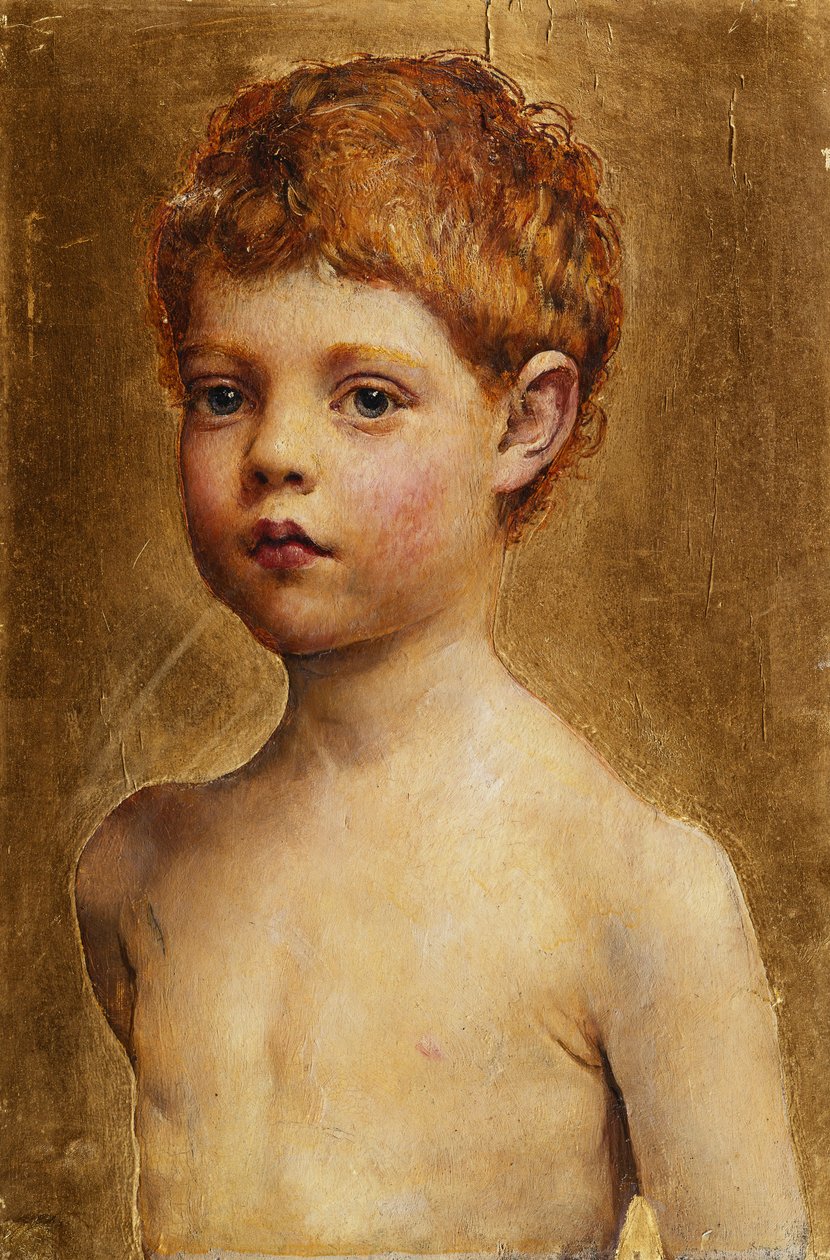 Bir çocuğun portresi by Annie Louisa Swynnerton