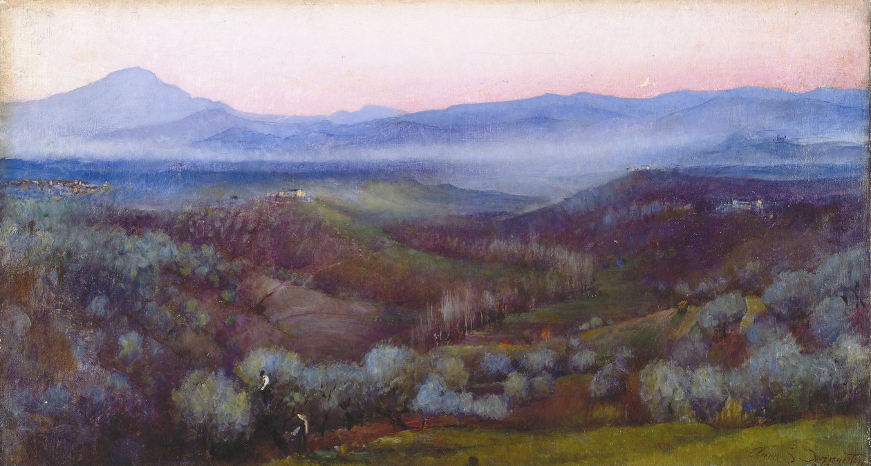 Zeytin Toplayıcılar by Annie Louisa Swynnerton