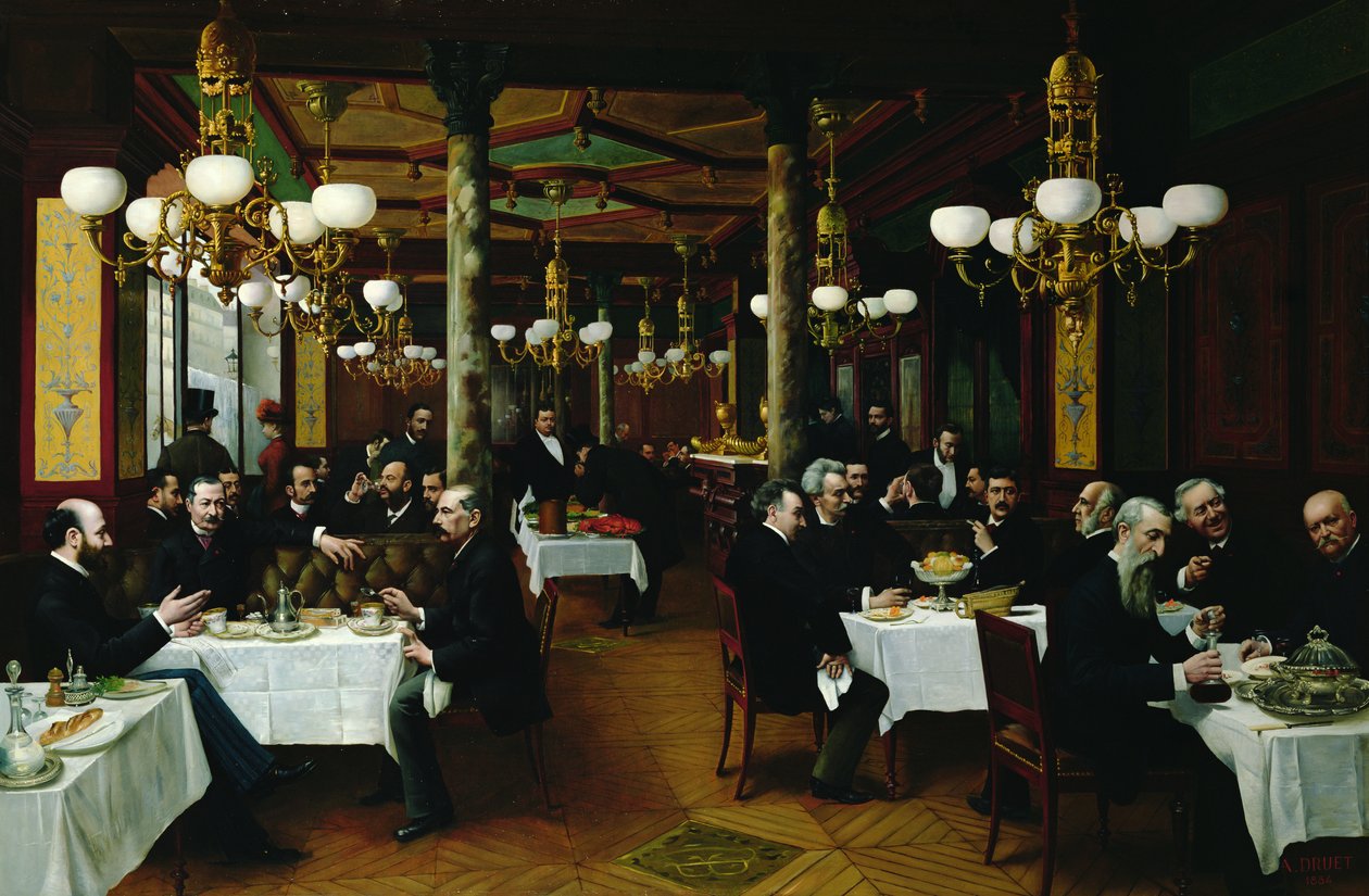Bir Fransız Restoranında by Unbekannt Unbekannt