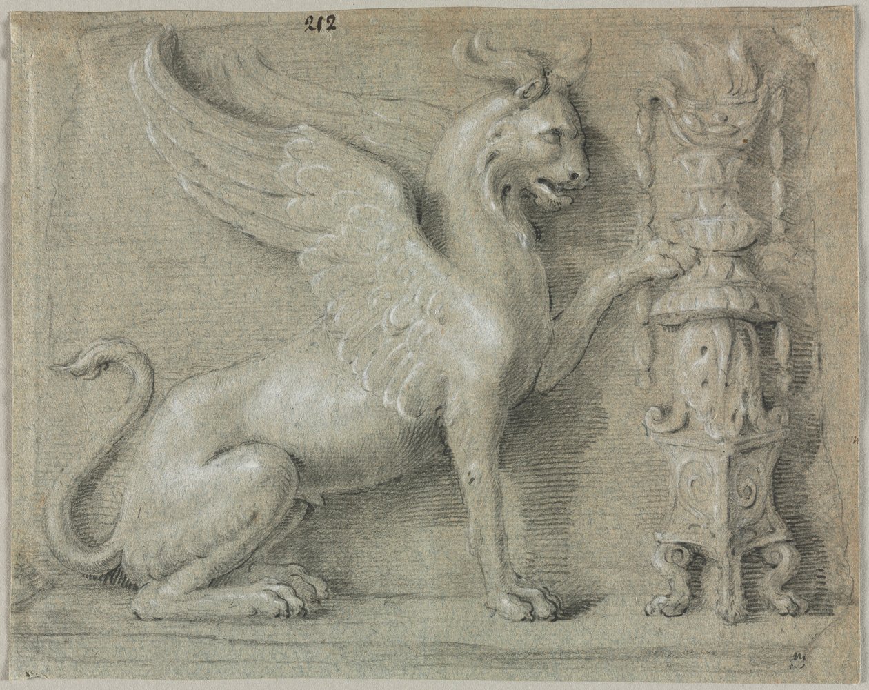 Bir Griffin Rölyefi by Anonymous