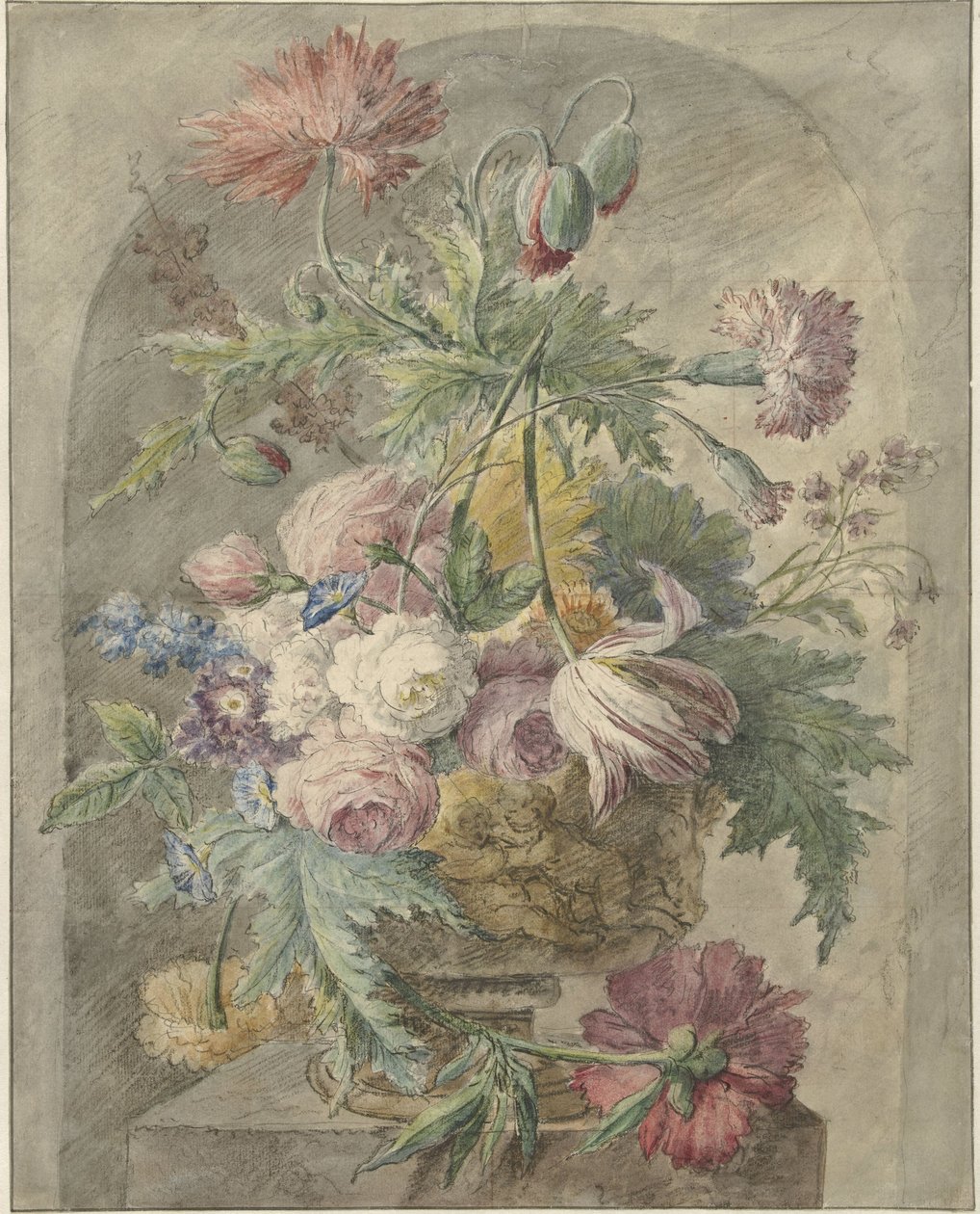 Vazoda Çiçekler by Anonymous