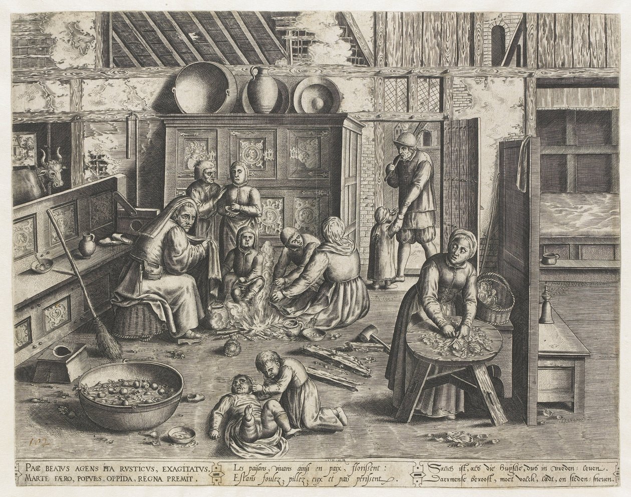 Çiftlik evi iç by Anonymous