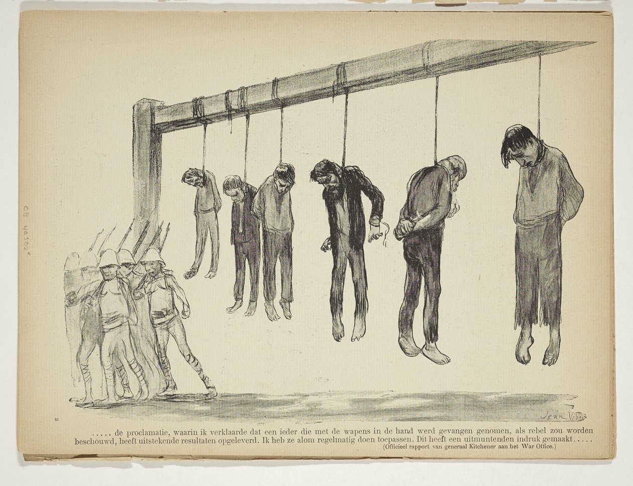 İngilizler tarafından asılan köylüler by Anonymous