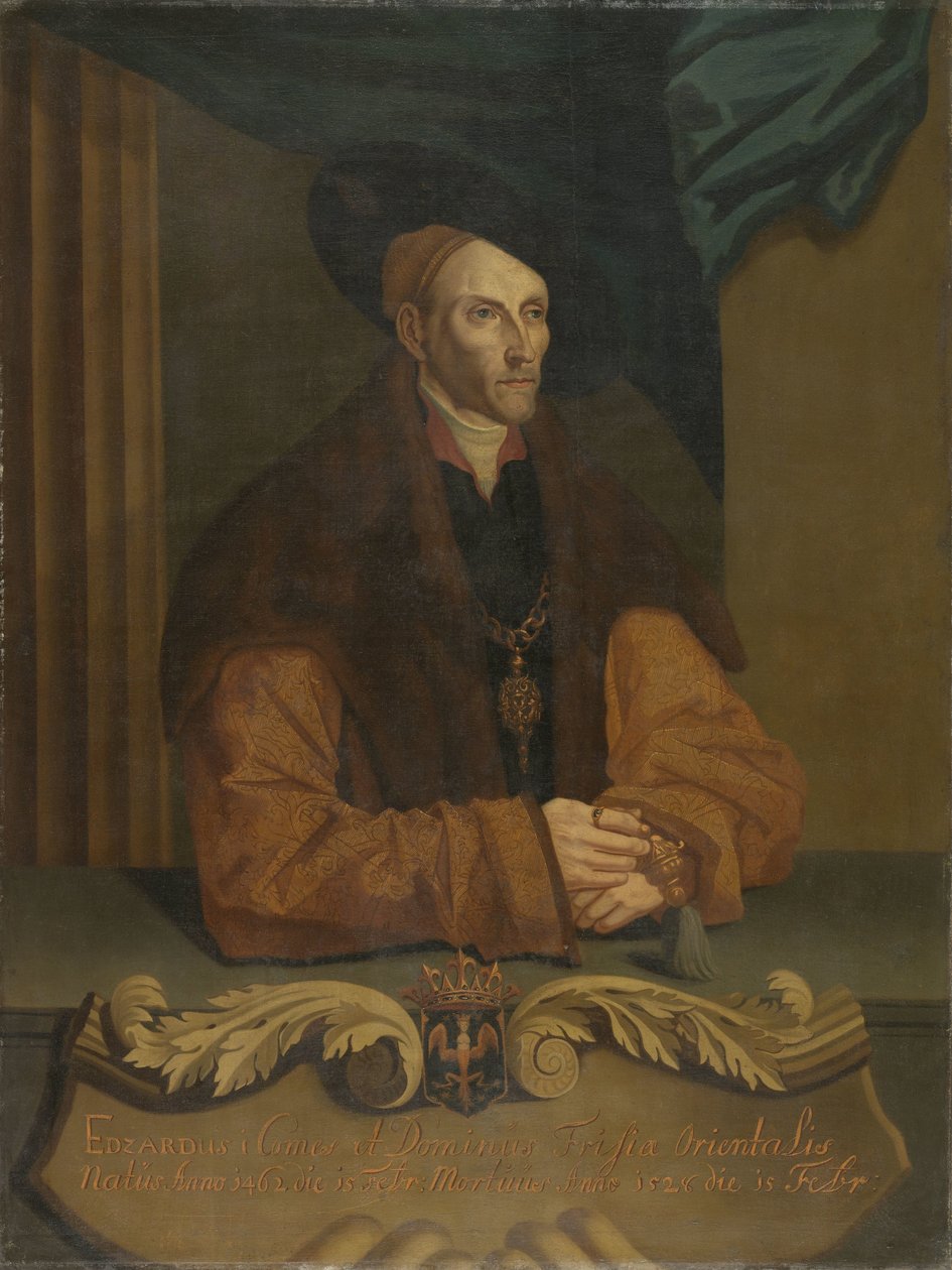 Edzard I (1462-1528), Doğu Friesland Kontu by Anonymous
