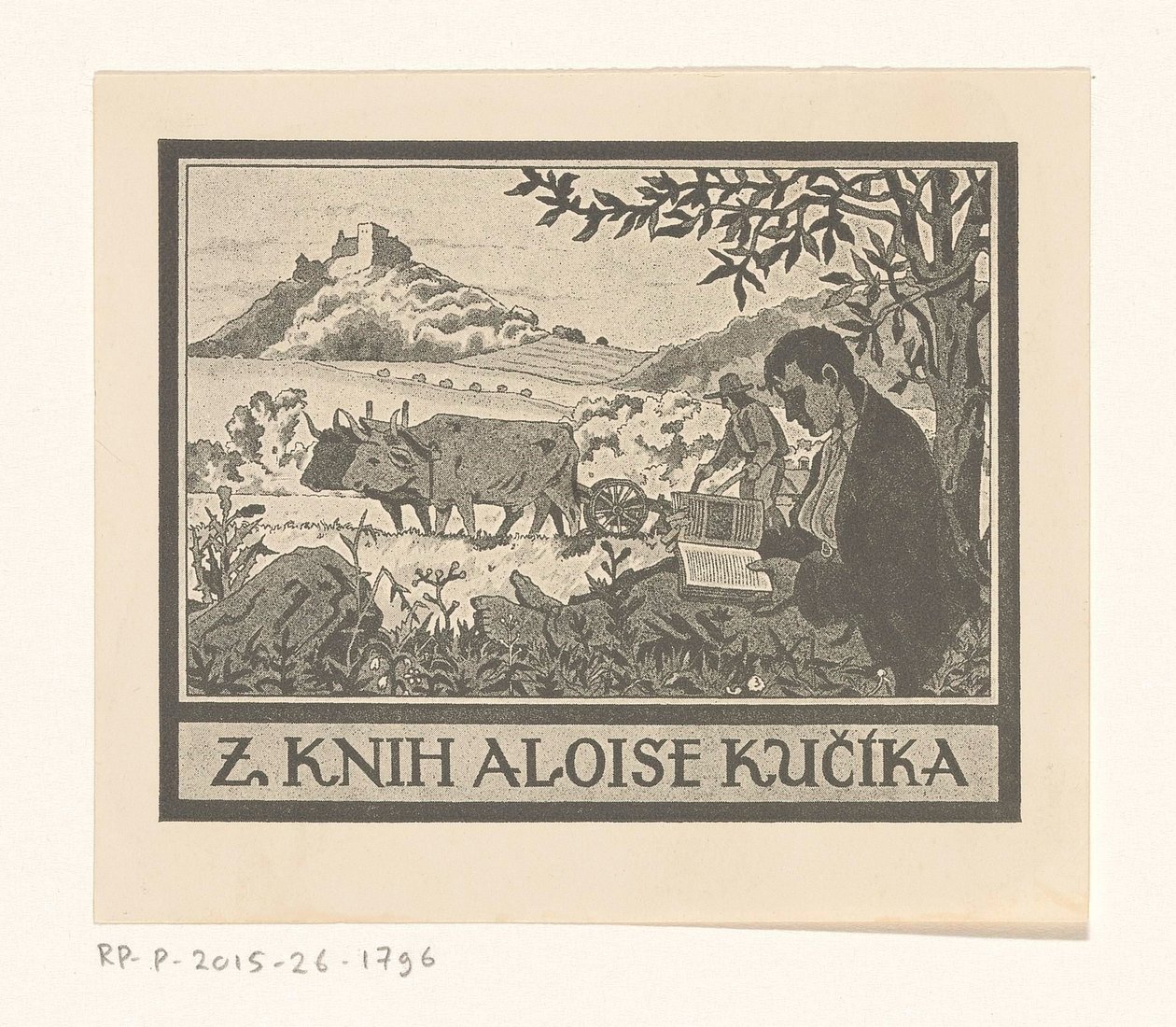 Ekslibris van Aloise Kučík by Anonymous