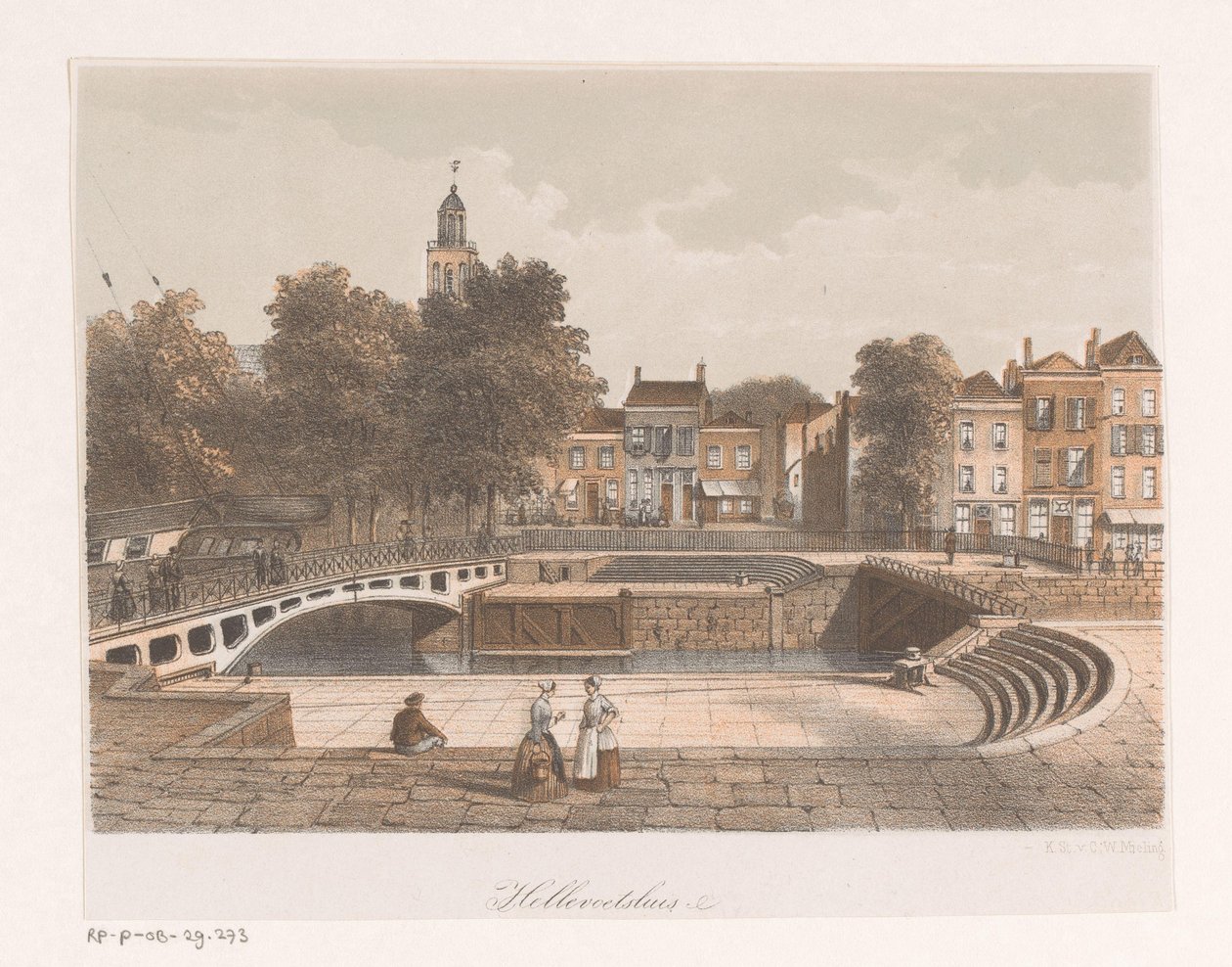 Hellevoetsluis'in görünümü by Anonymous