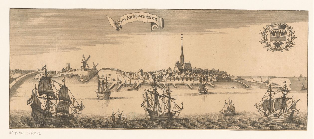 Old-Arnemuiden görünümü Eski Arnemuyden (nesne üzerindeki başlık) by Anonymous