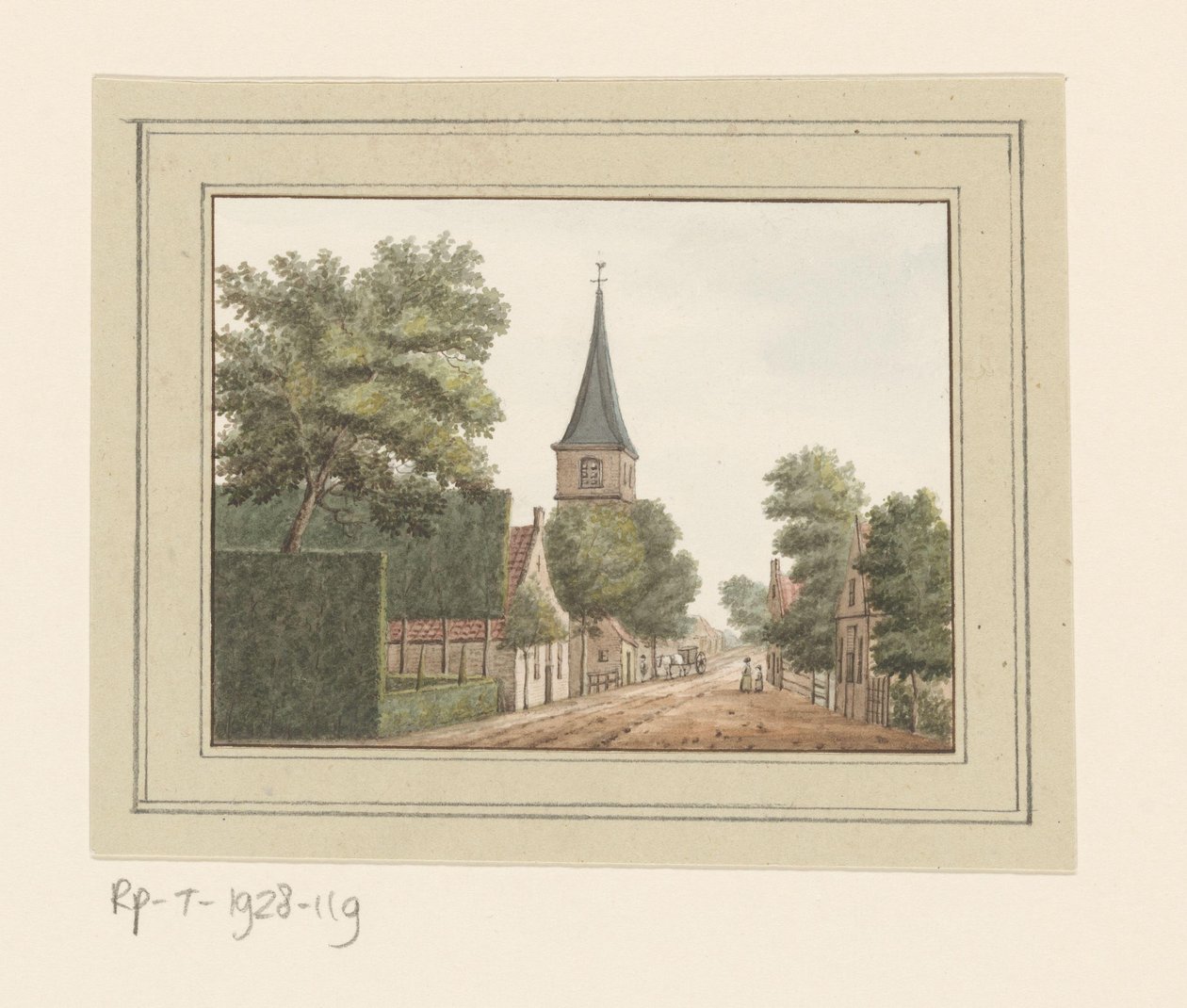 Heemskerk köyünün görünümü by Anonymous