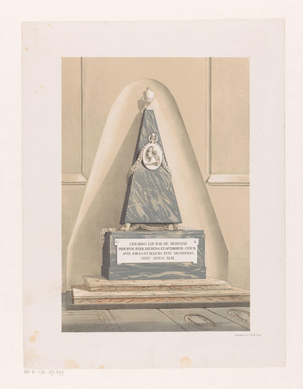 Gerard Meerman'ın cenaze anıtı by Anonymous