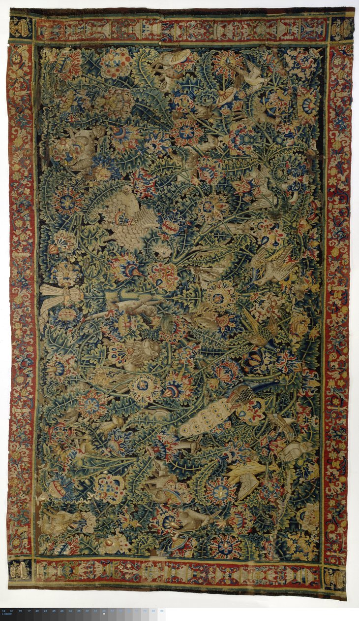 Hayvanlarla büyük yapraklı yeşillik by Anonymous