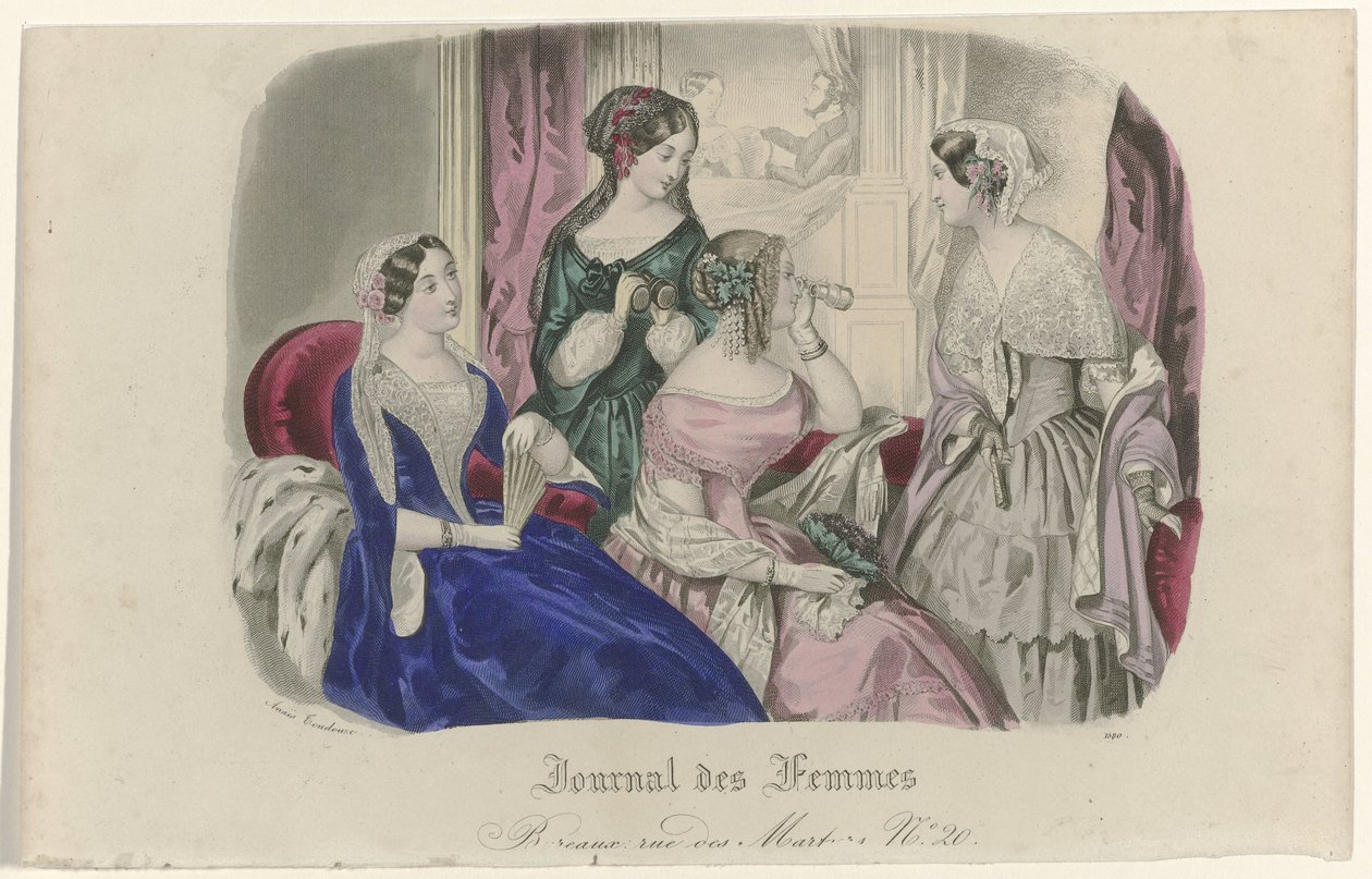 Kadın Dergisi, 1840-1851, Levha 1580 by Anonymous