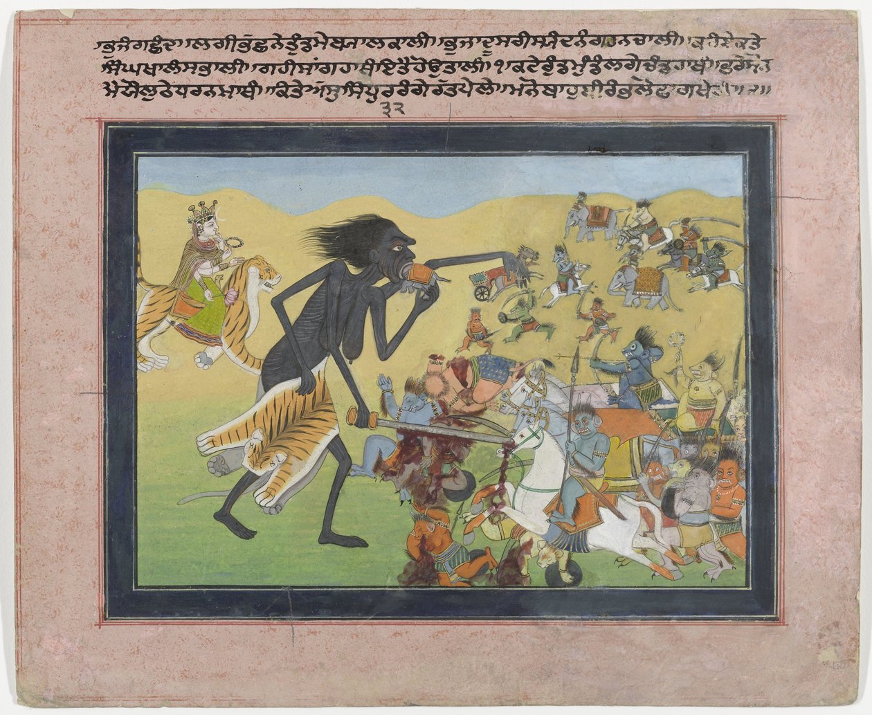 Kali, iblisler Chanda ve Munda