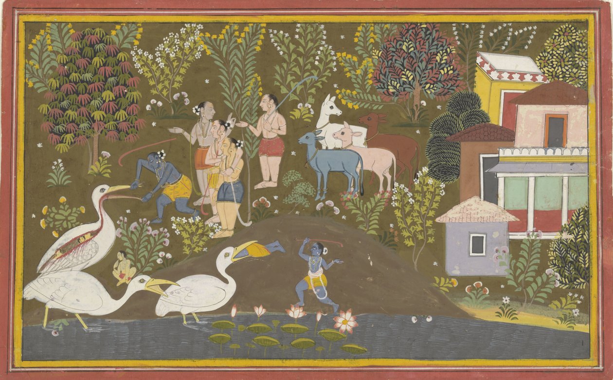 Krishna Met Baksura by Anonymous