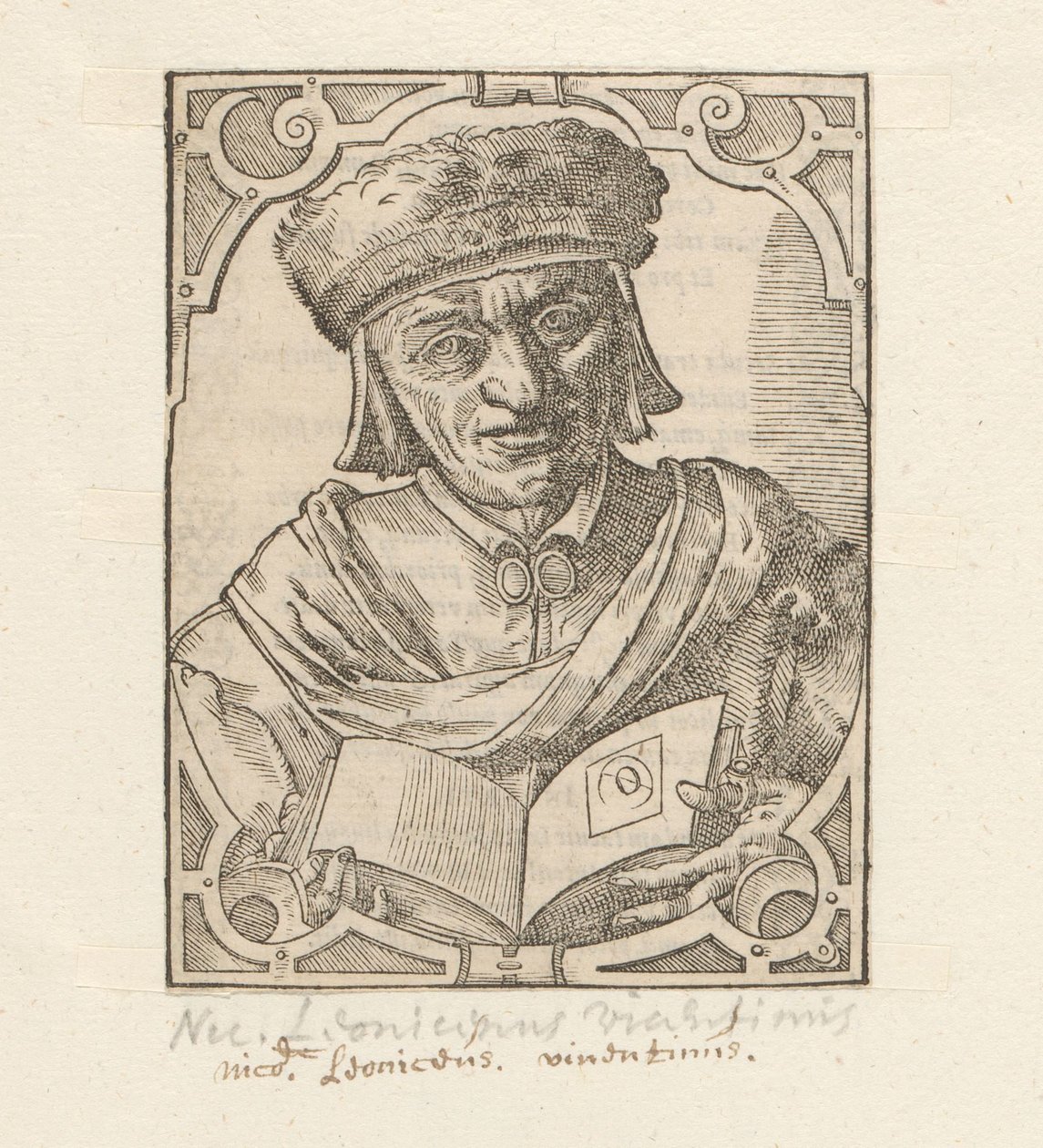 Portret van Niccolò Leoniceno by Anonymous