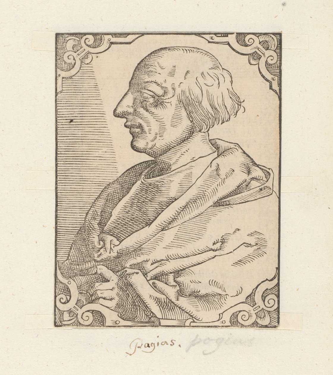 Portret van Poggio Bracciolini by Anonymous
