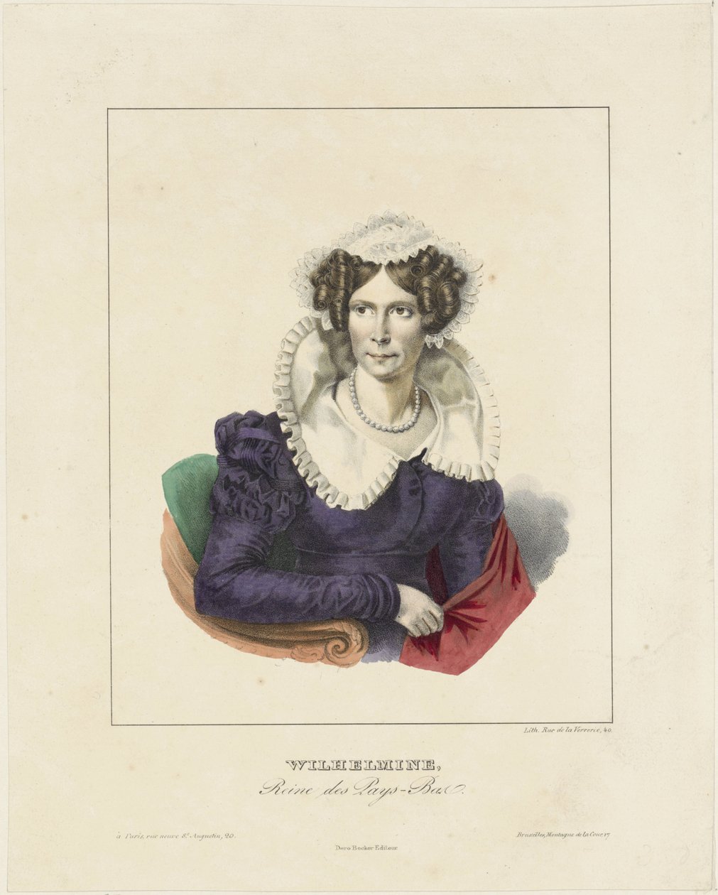 Prusyalı Wilhelmina'nın Portresi by Anonymous