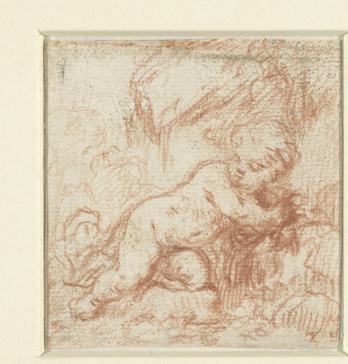 Peyzajda putto by Anonymous