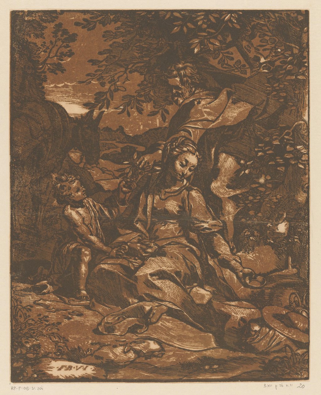 Mısır'a Uçuşta Dinlenme by Anonymous