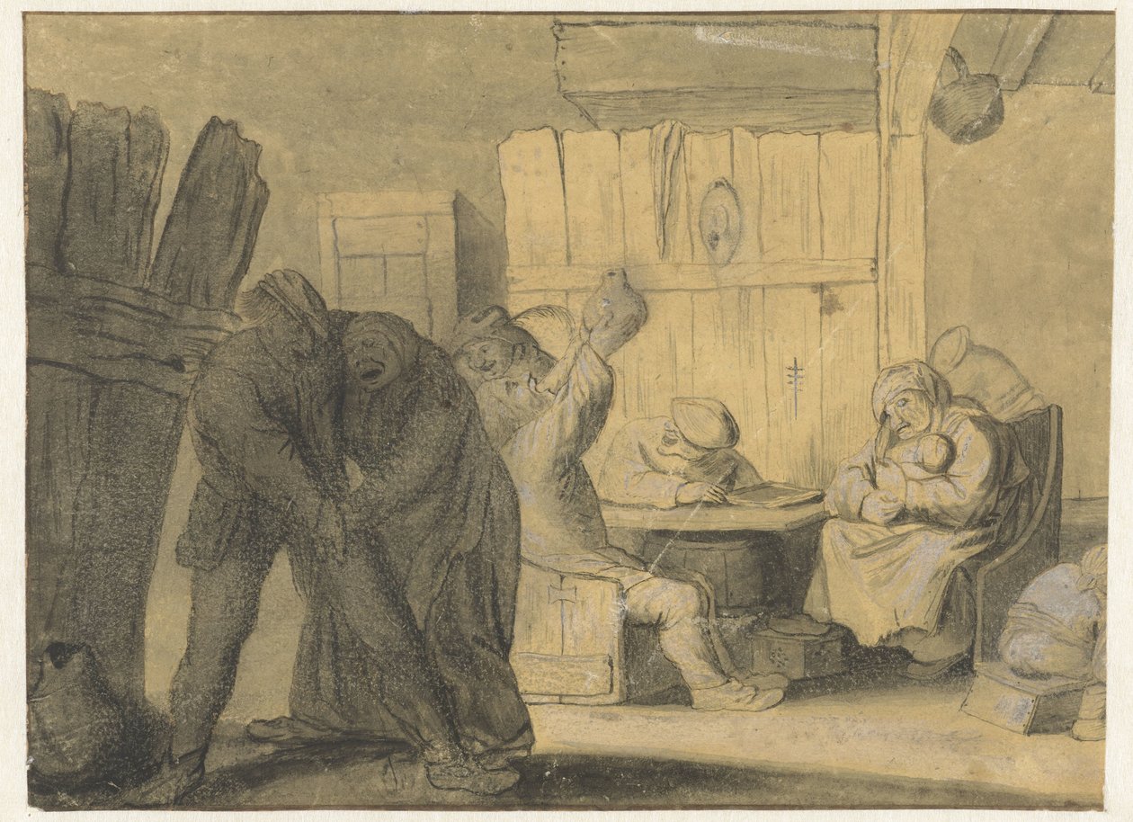 Çiftlik iç sahnesi by Anonymous