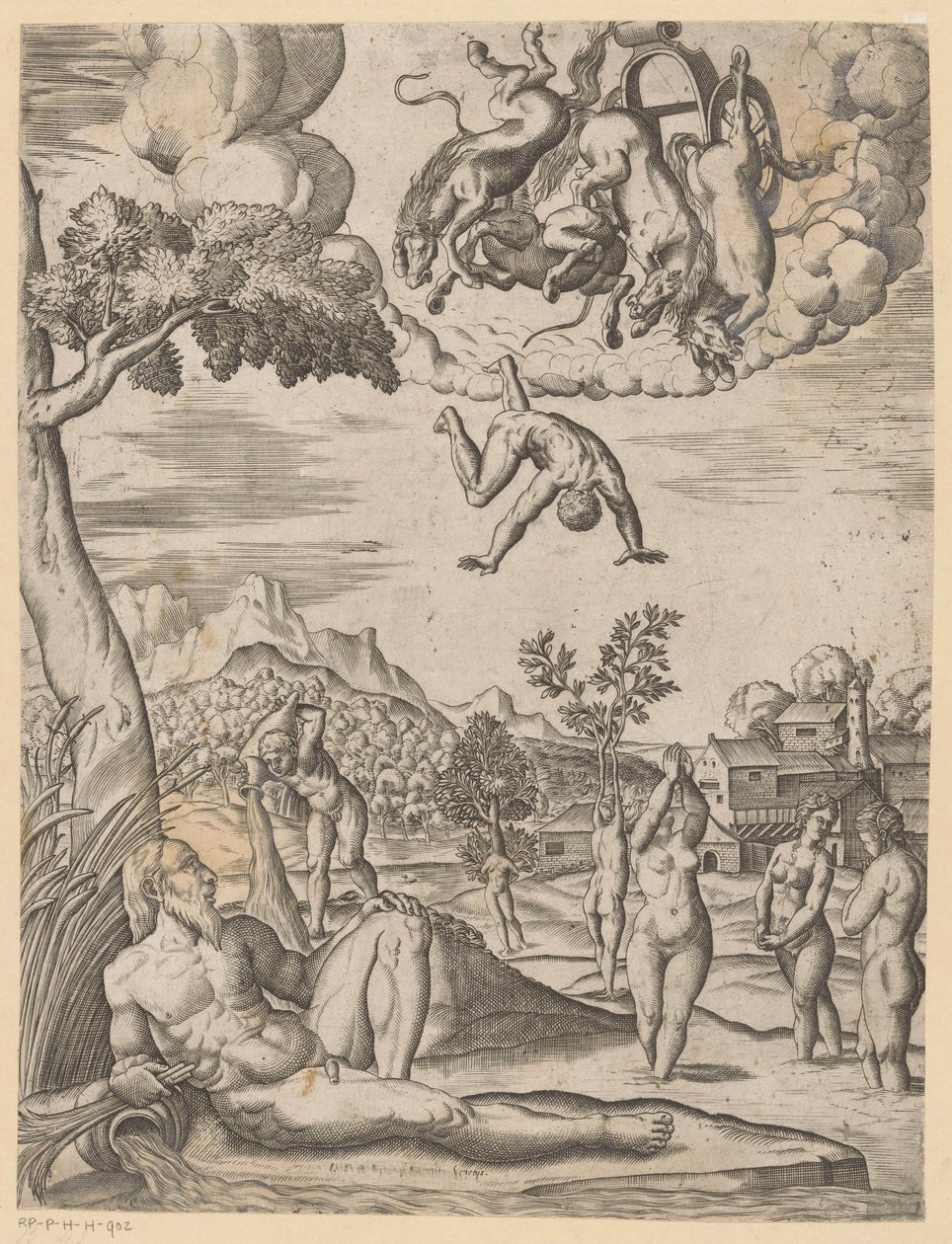 Val van Phaëthon by Anonymous