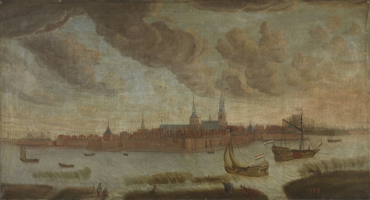 Heusden'in görünümü by Anonymous