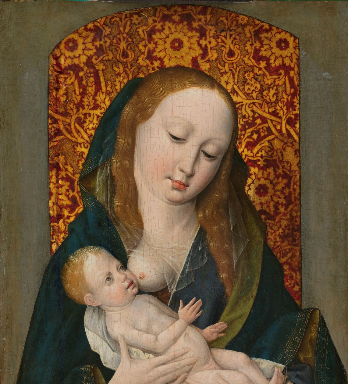Bakire ve Çocuk (Madonna Lactans) by Anonymous