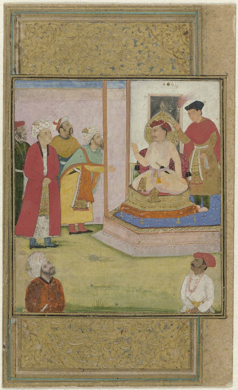 Prens kabul eden devlet adamları by Anonymous