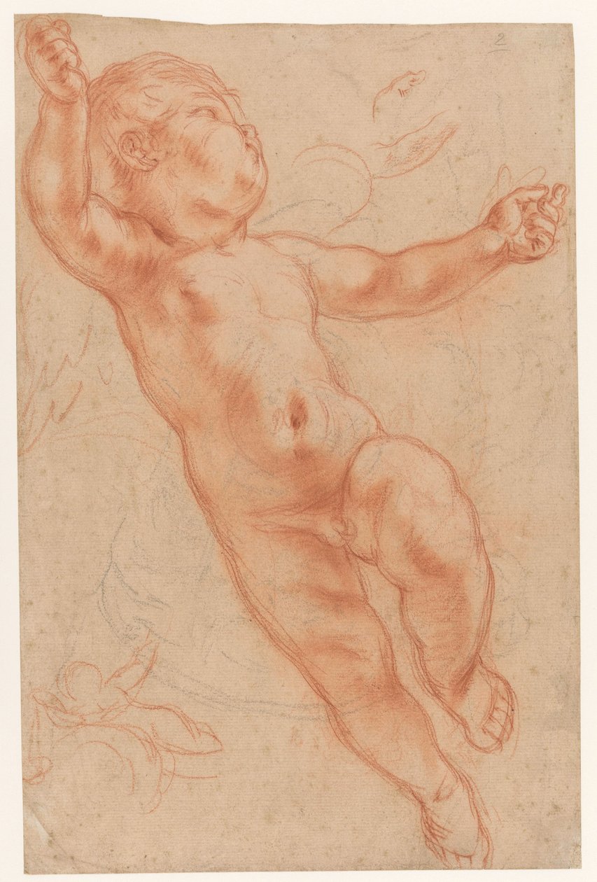 yüzen putto by Anonymous