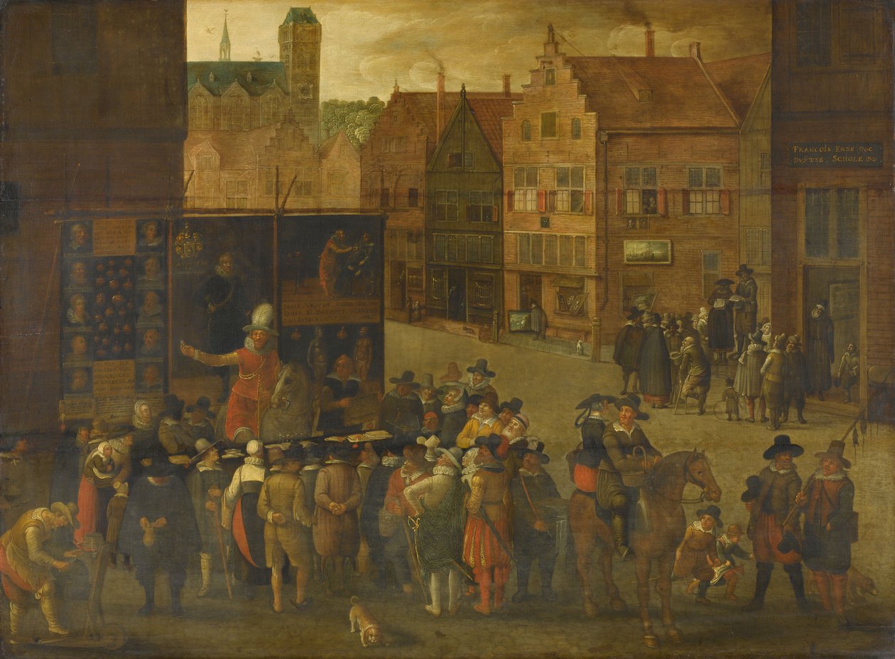The Quack, c.1619-25 (paneldeki yağlıboya) by Anonymous Anonymous