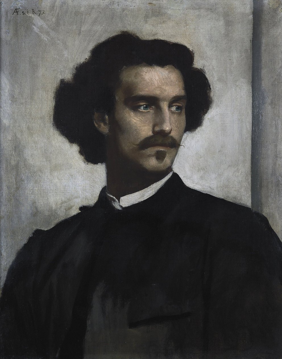 Otoportre, 1873 by Anselm Feuerbach