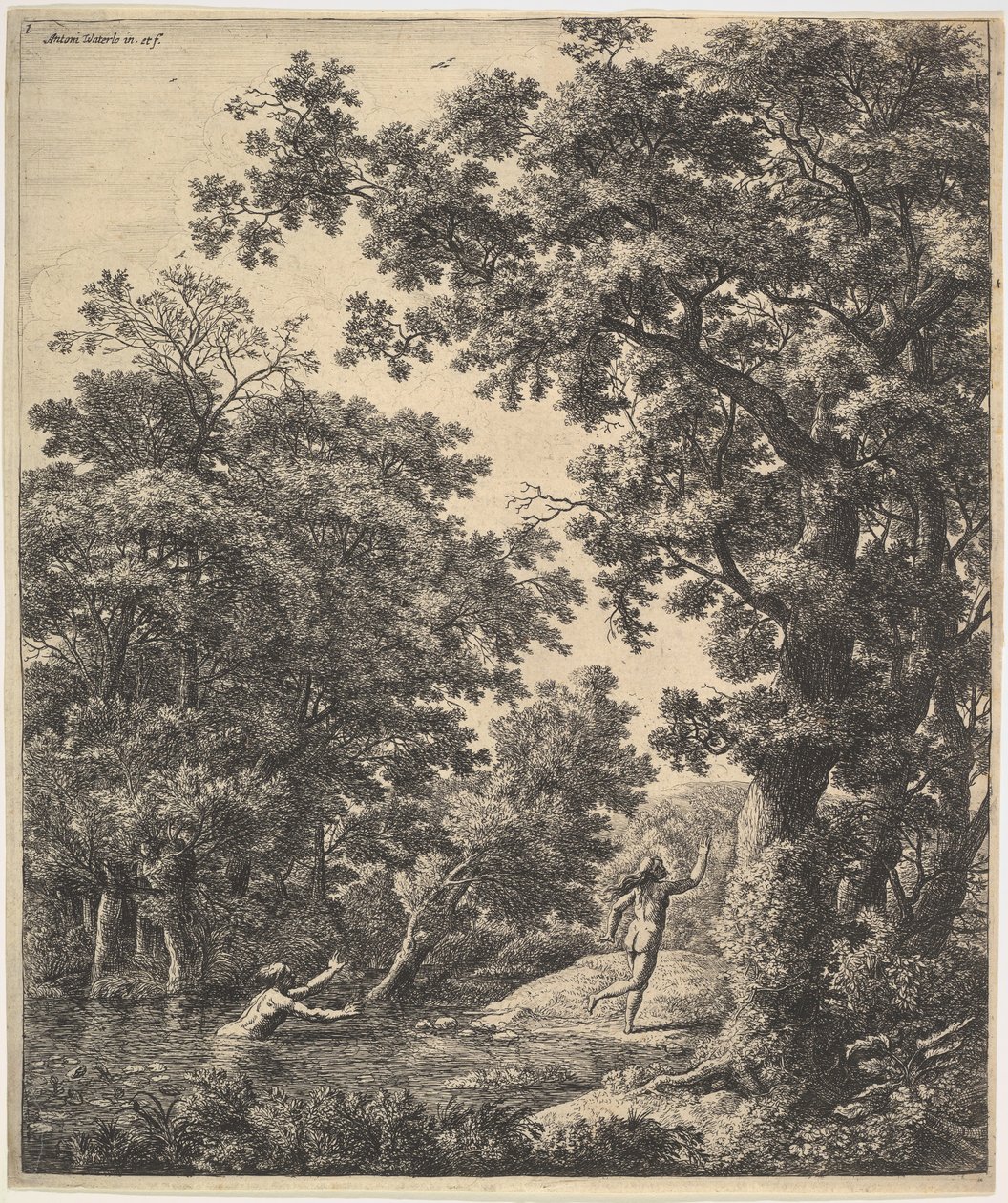 Alpheus ve Arethusa. by Anthonie Waterloo