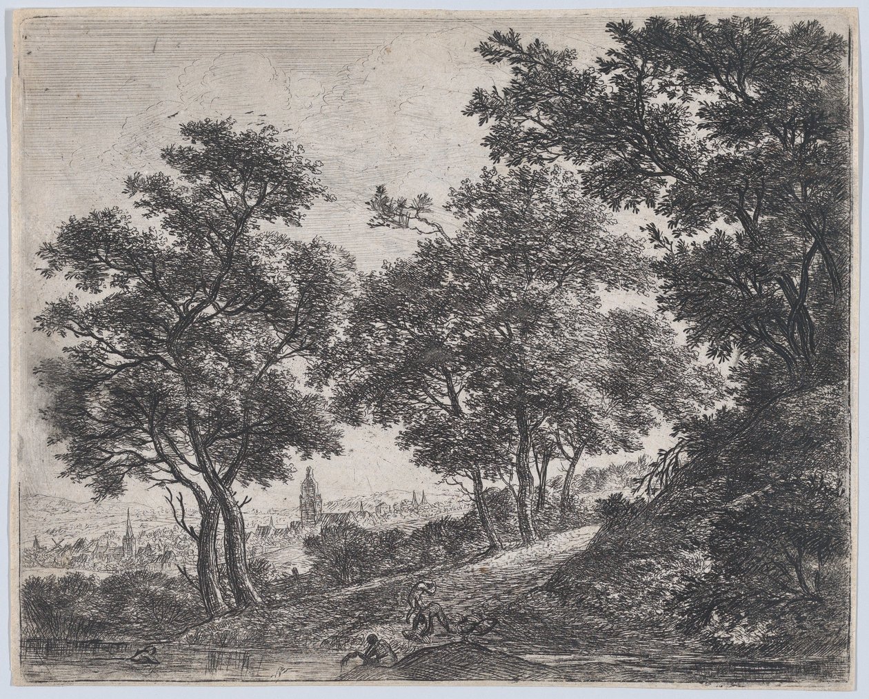 Yıkananlar, 17. yüzyıl. by Anthonie Waterloo