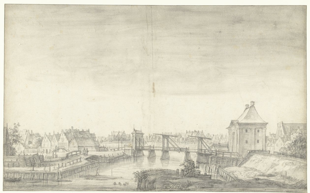 Amsterdam'da Üçüncü Heiligewegspoort by Anthonie Waterloo