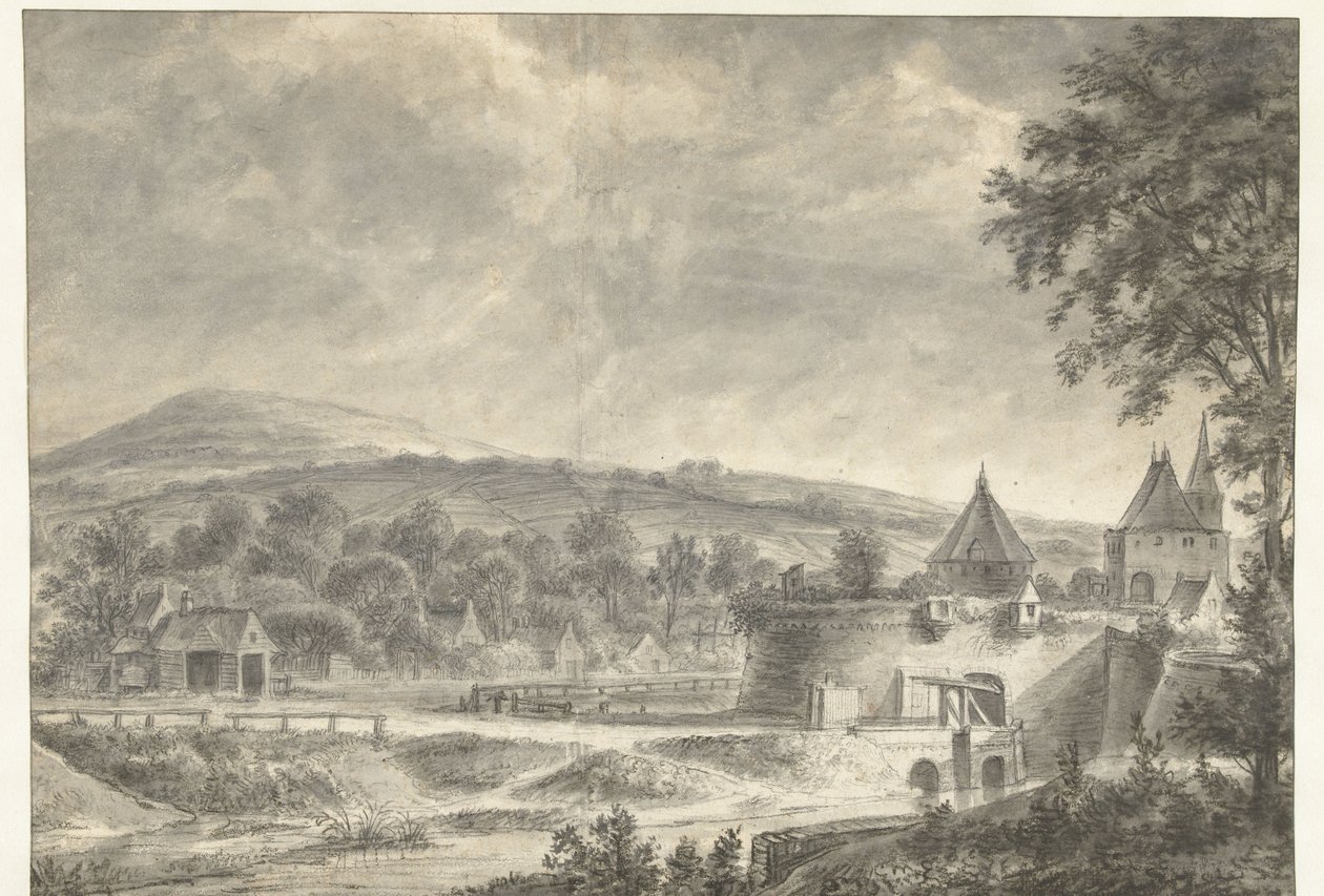 Arnhem'deki Aziz Janspoort by Anthonie Waterloo