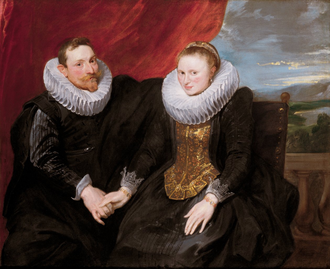 Evli bir çift by Anthony van Dyck