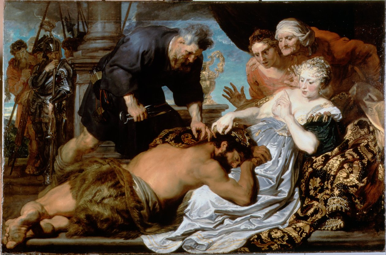 Samson ve Delilah by Anthony van Dyck