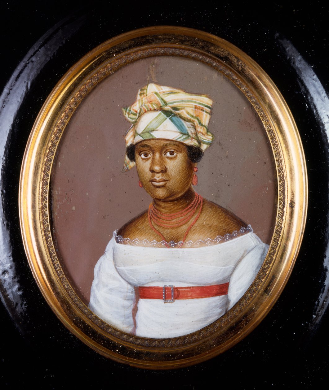 Bayan Pierre Toussaint, 1825 (emaye üzerinde wc) by Anthony Meucci