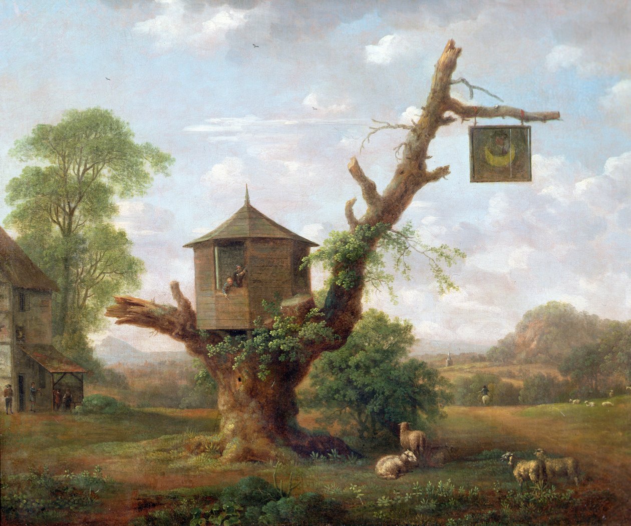 Aydaki Adam Hanı, c.1770 by Anthony Devis