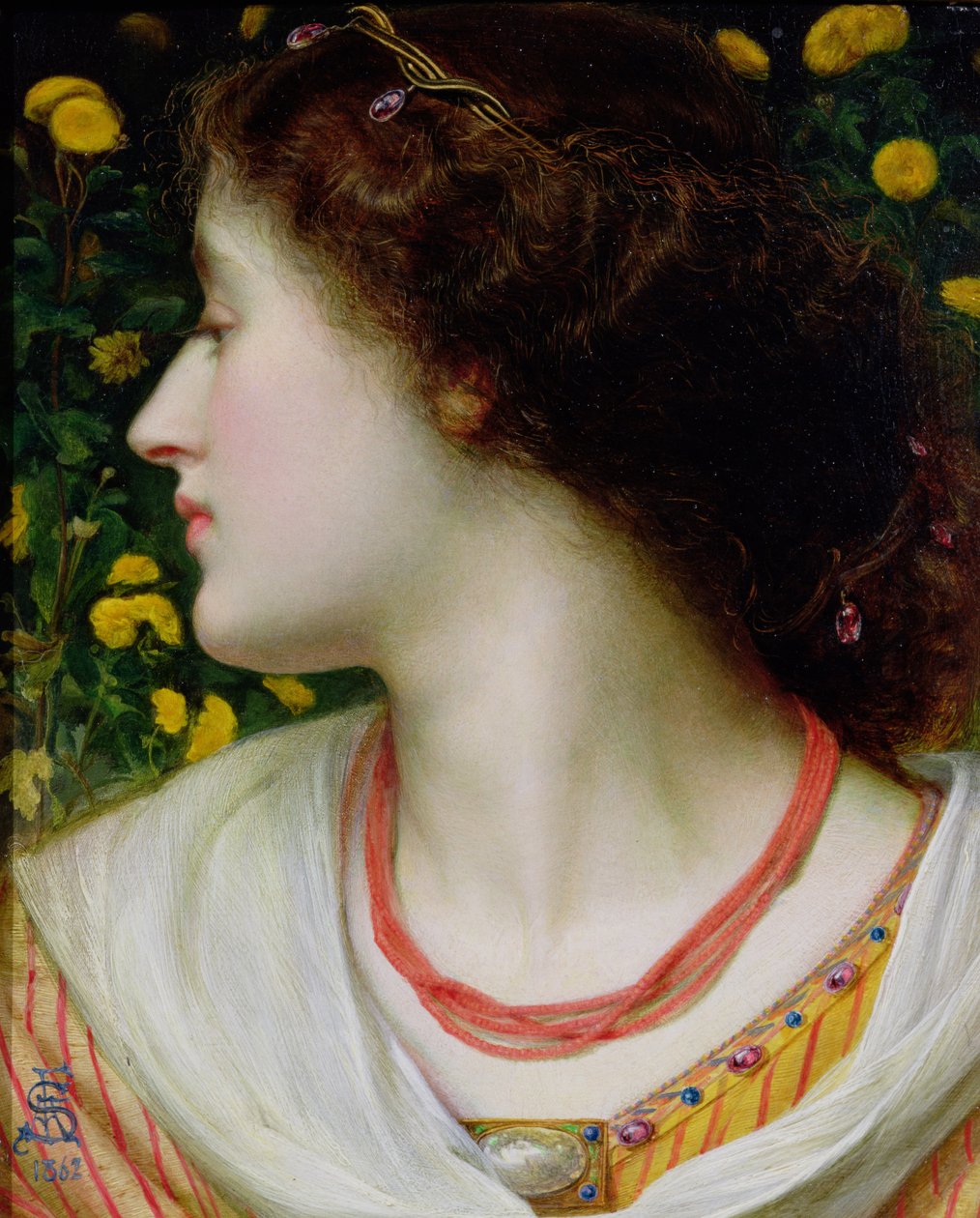 La Belle Isolde, 1862 (panel) by Anthony Frederick Augustus Sandys