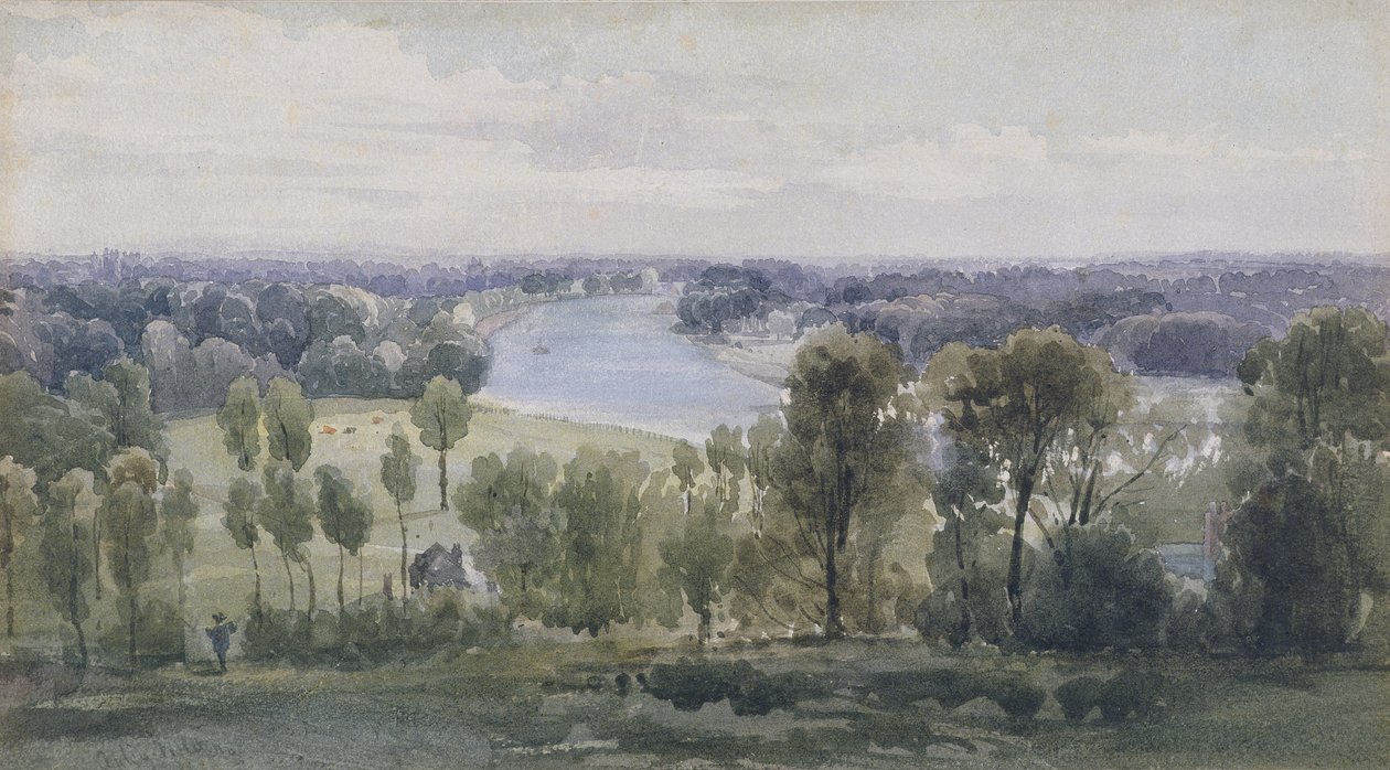 Richmond Tepesi, 1830 by Anthony Vandyke Copley Fielding