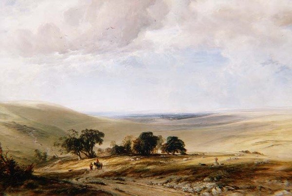 Güney Downs by Anthony Vandyke Copley Fielding