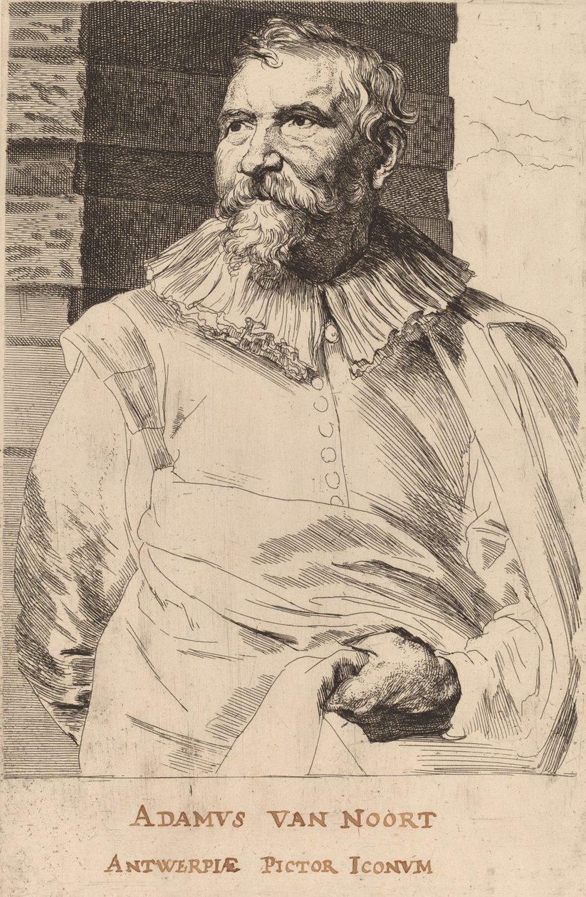 Adam van Noort, muhtemelen 16261641. by Anthony van Dyck